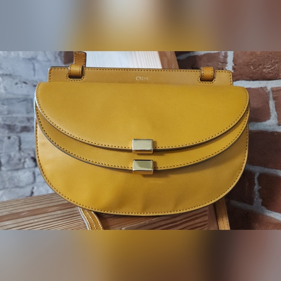 Chloe Handbags - Chloé Georgia Crossbody Bag in Curry Yellow